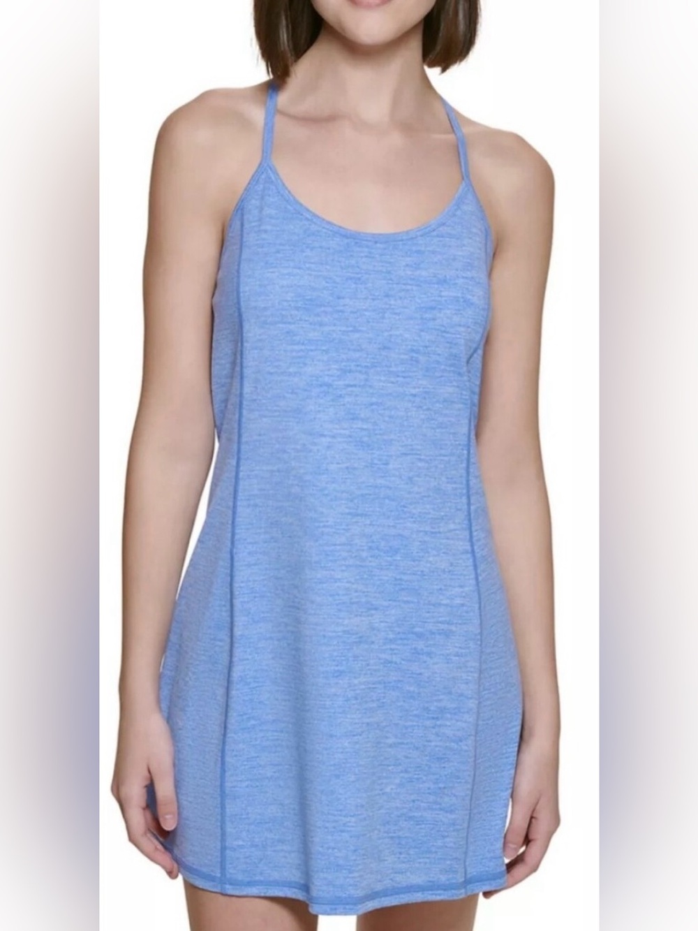 Calvin Klein Blue Performance Dress Golf Pickleball Tennis Vacation Travel